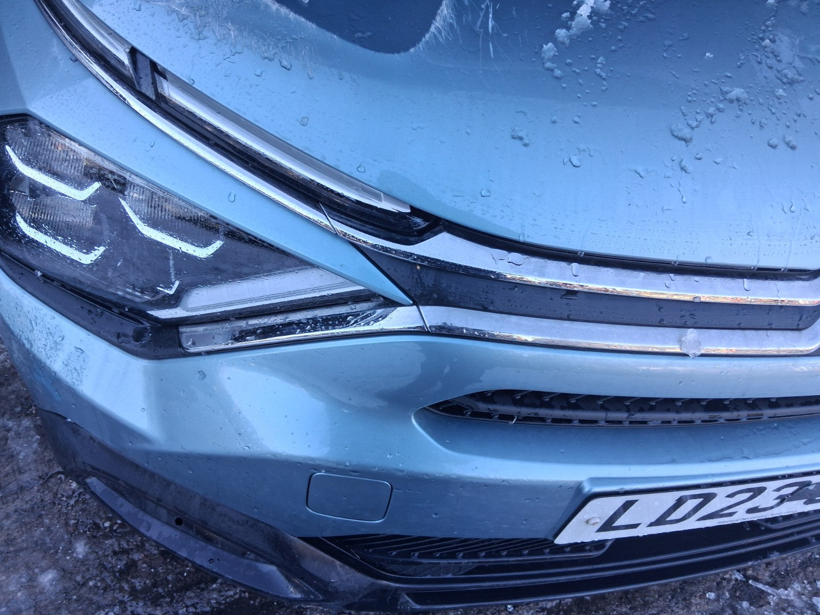 2023 CITROEN C4 MK3 FRONT BONNET HOOD PANEL OLBIA BLUE EQN
