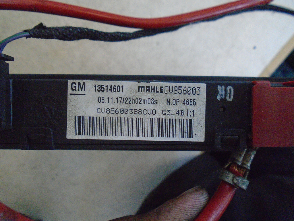 VAUXHALL ASTRA K MK7 2019 ELECTRICAL HEATER EXCHANGER 13514601
