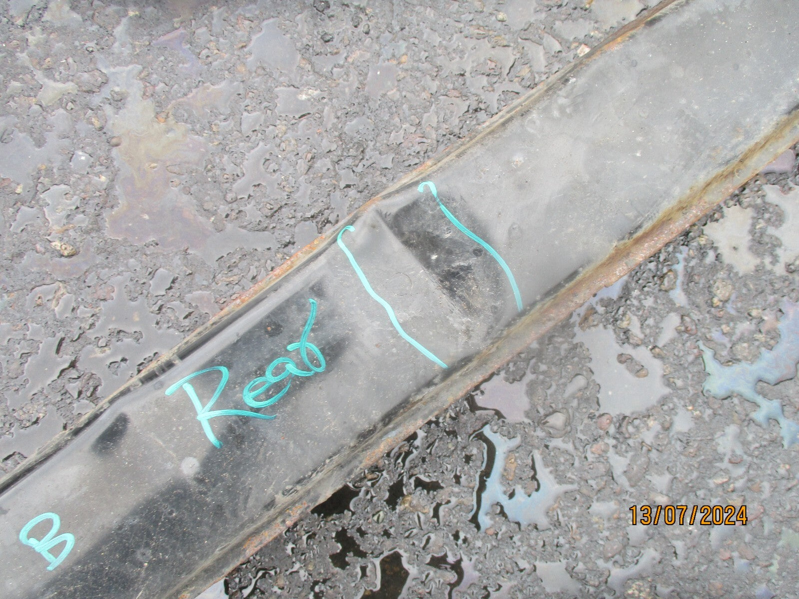 2011 VAUXHALL ZAFIRA B REAR BUMPER REINFORCEMENT CRASH BAR