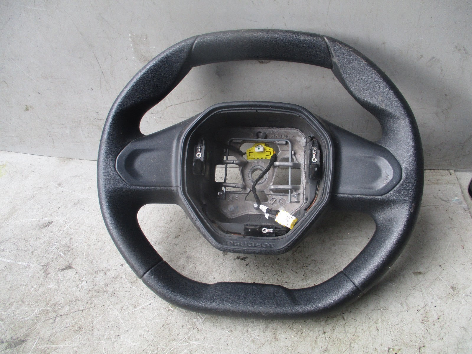 2019 PEUGEOT PARTNER MK3 K9 LEATHER STEERING WHEEL 98171149ZD