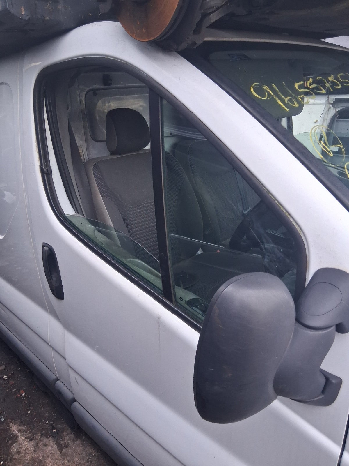 2014 VAUXHALL VIVARO MK1 OSF DRIVER SIDE FRONT RIGHT WING MIRROR BLACK