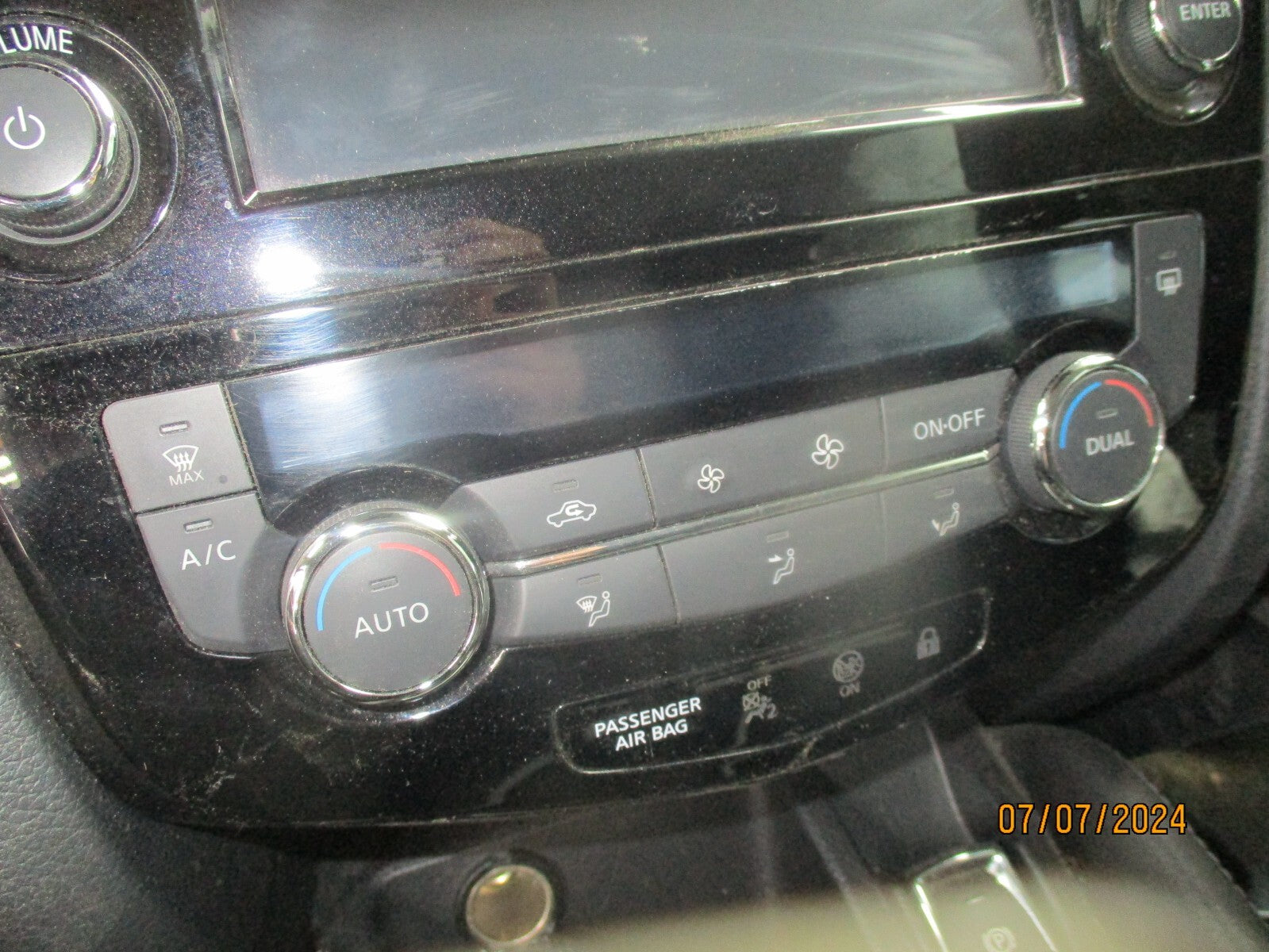 NISSAN QASHQAI J11 2014 HEATER AC CLIMATE CONTROL SWITCH PANEL