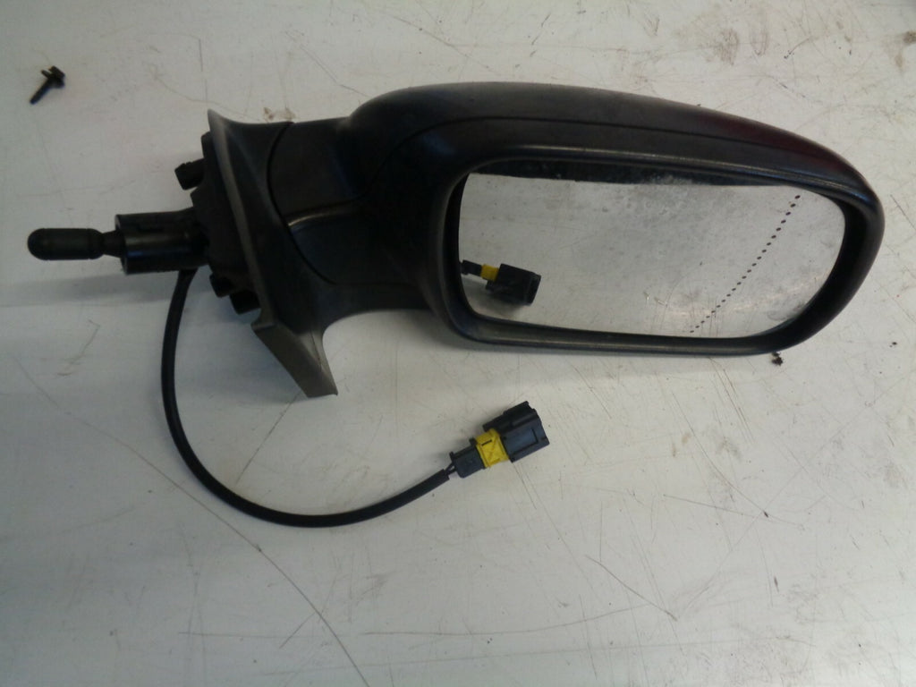 PEUGEOT 307 2006 OS DRIVER SIDE FRONT WING ELECTRIC MIRROR BLACK