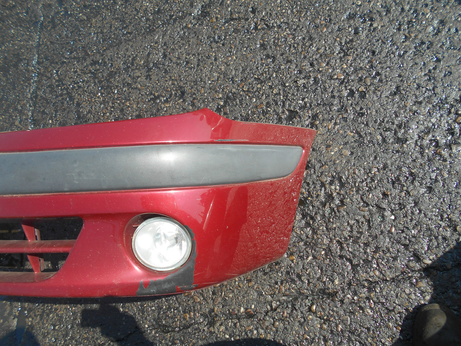 RENAULT SCENIC MK1 2000 FRONT BUMPER & FOG LIGHTS BURGUNDY