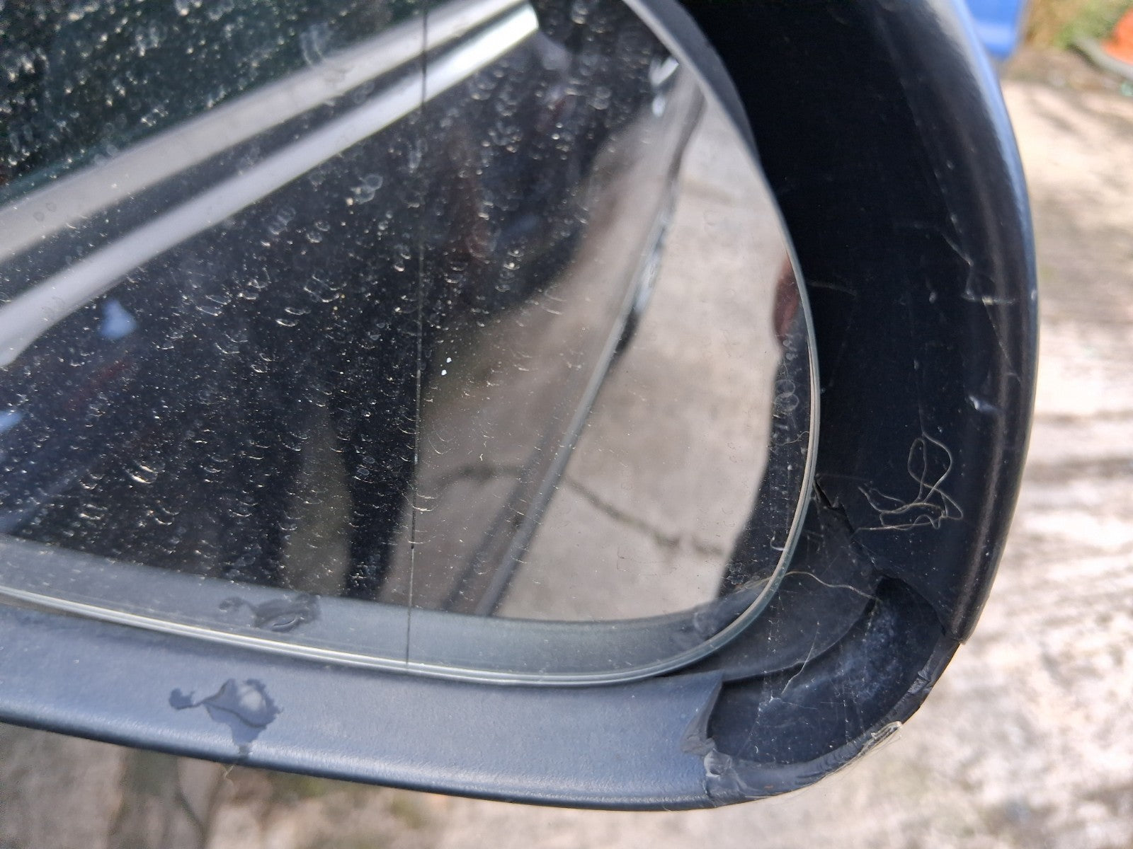 2011 VW VOLKSWAGEN FOX 3 DOOR OS DRIVER SIDE FRONT RIGHT WING MIRROR BLACK