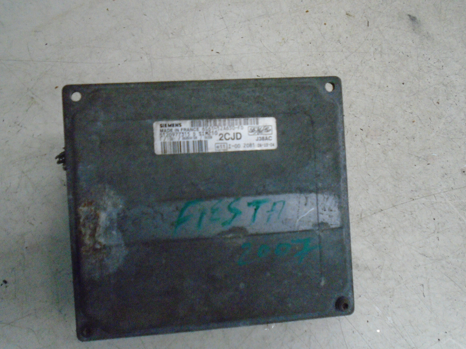 FORD FIESTA 2007 MK5 ENGINE ECU 6S6112A650