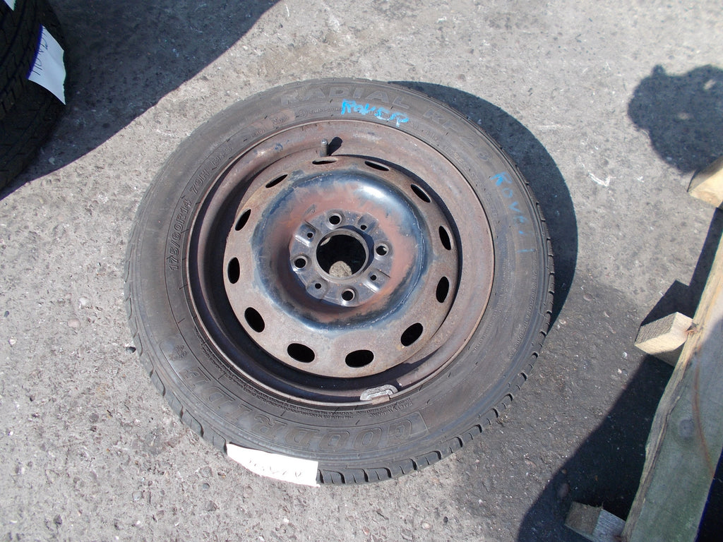 ROVER GOODRIDE 14 INCH STEEL 4 STUD WHEEL 175/60 R14