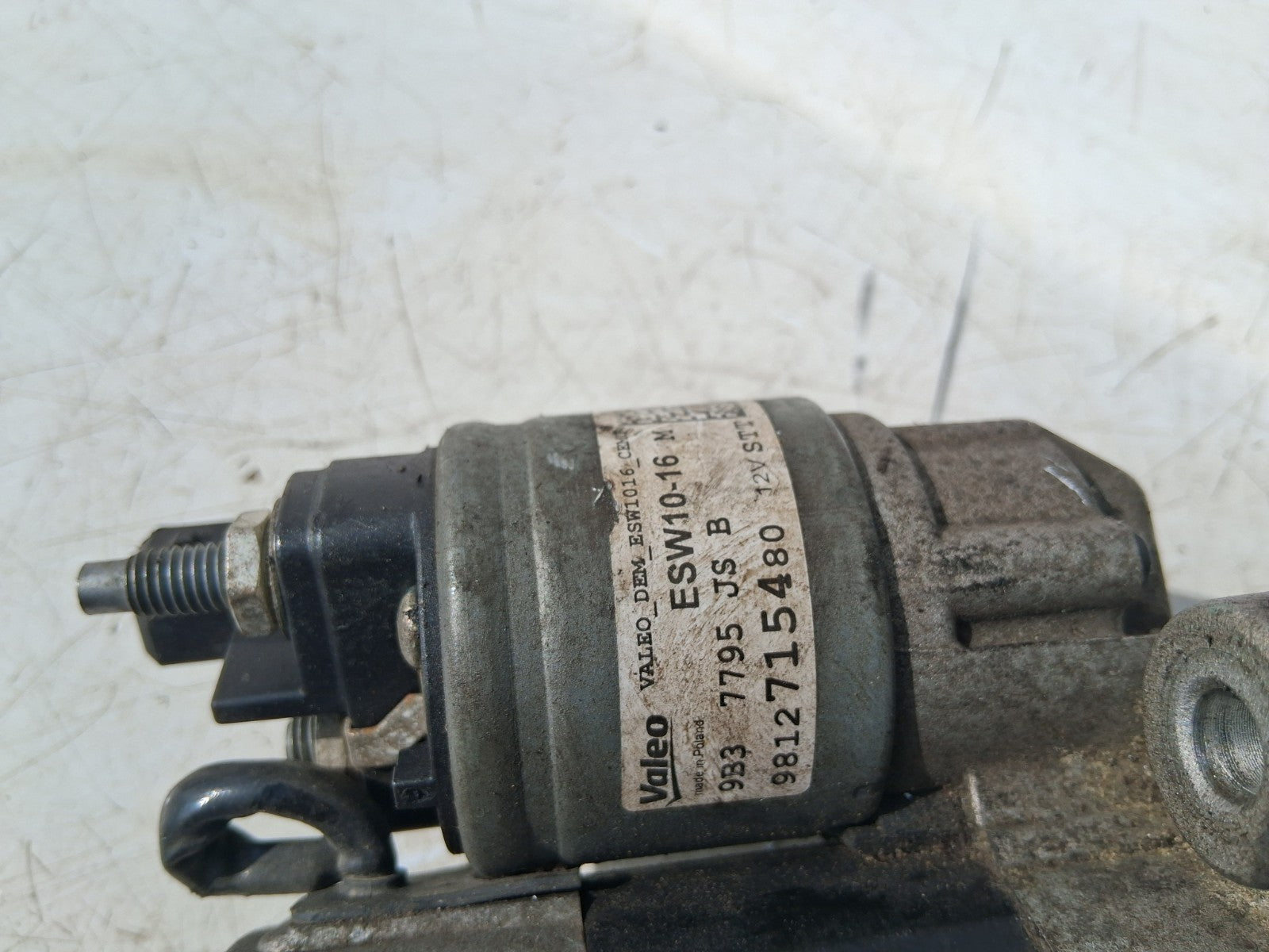 2021 PEUGEOT 208 1.2 PETROL STARTER MOTOR 9812715480