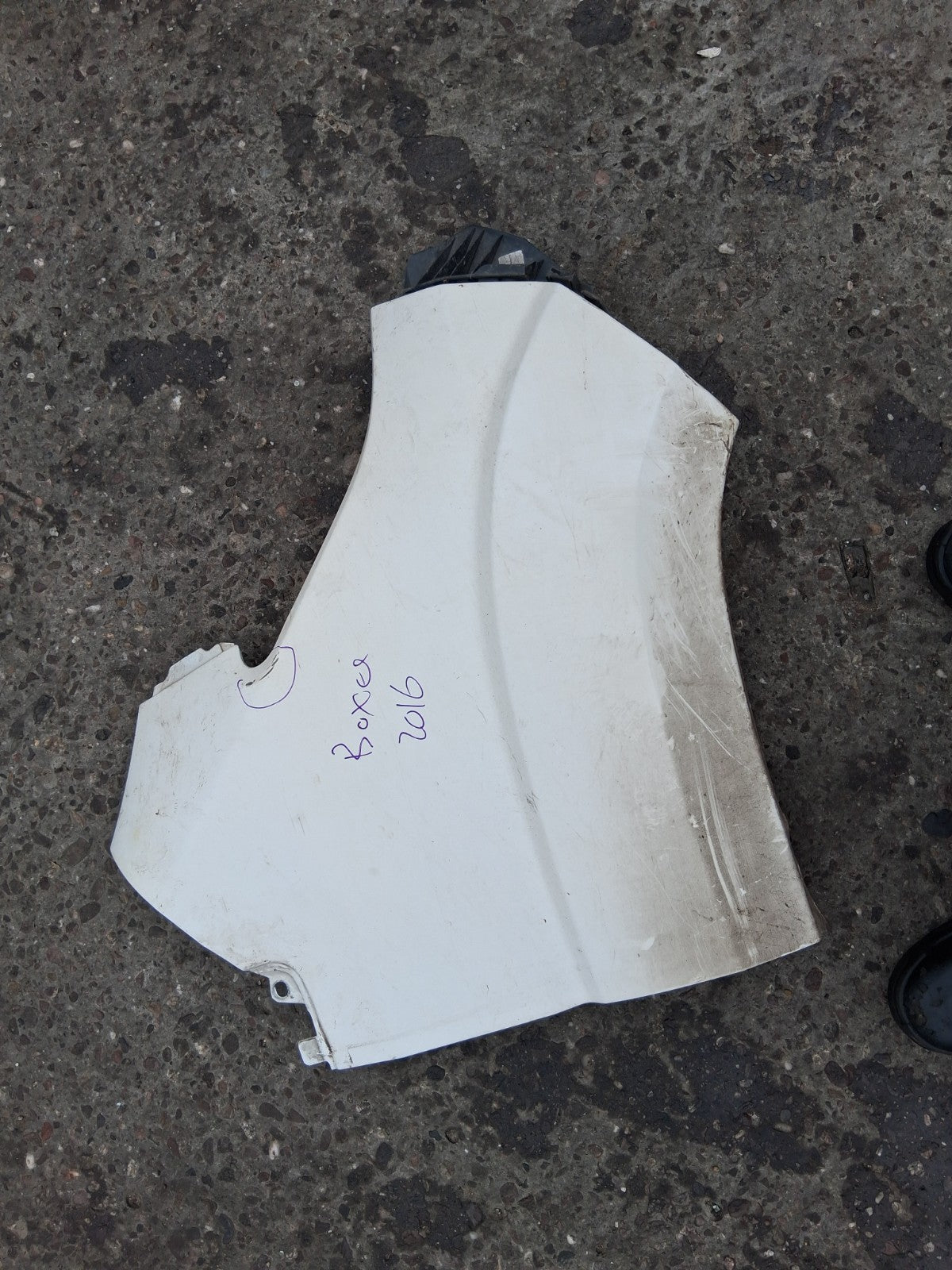 2016 PEUGEOT BOXER MK3 OSF DRIVER SIDE FRONT RIGHT WING PANEL WHITE