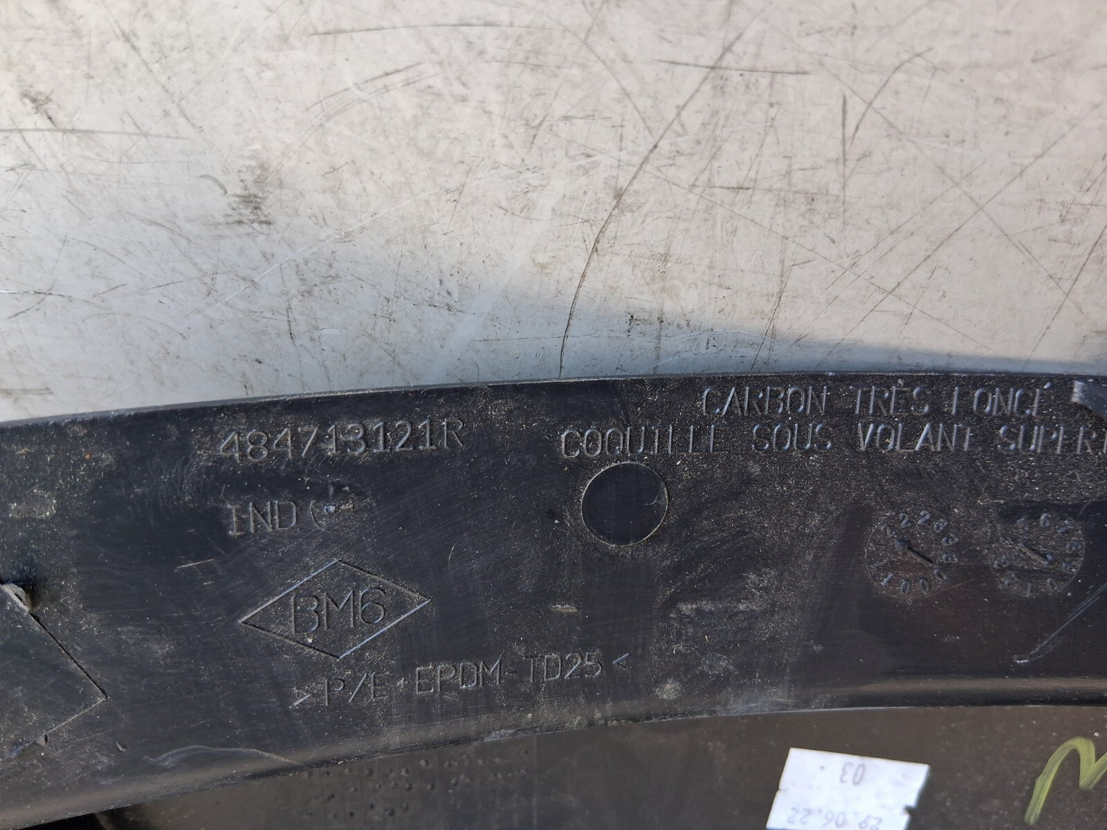 2023 RENAULT MASTER MK3 STEERING COLUMN SURROUND TRIM COVER 484713121R