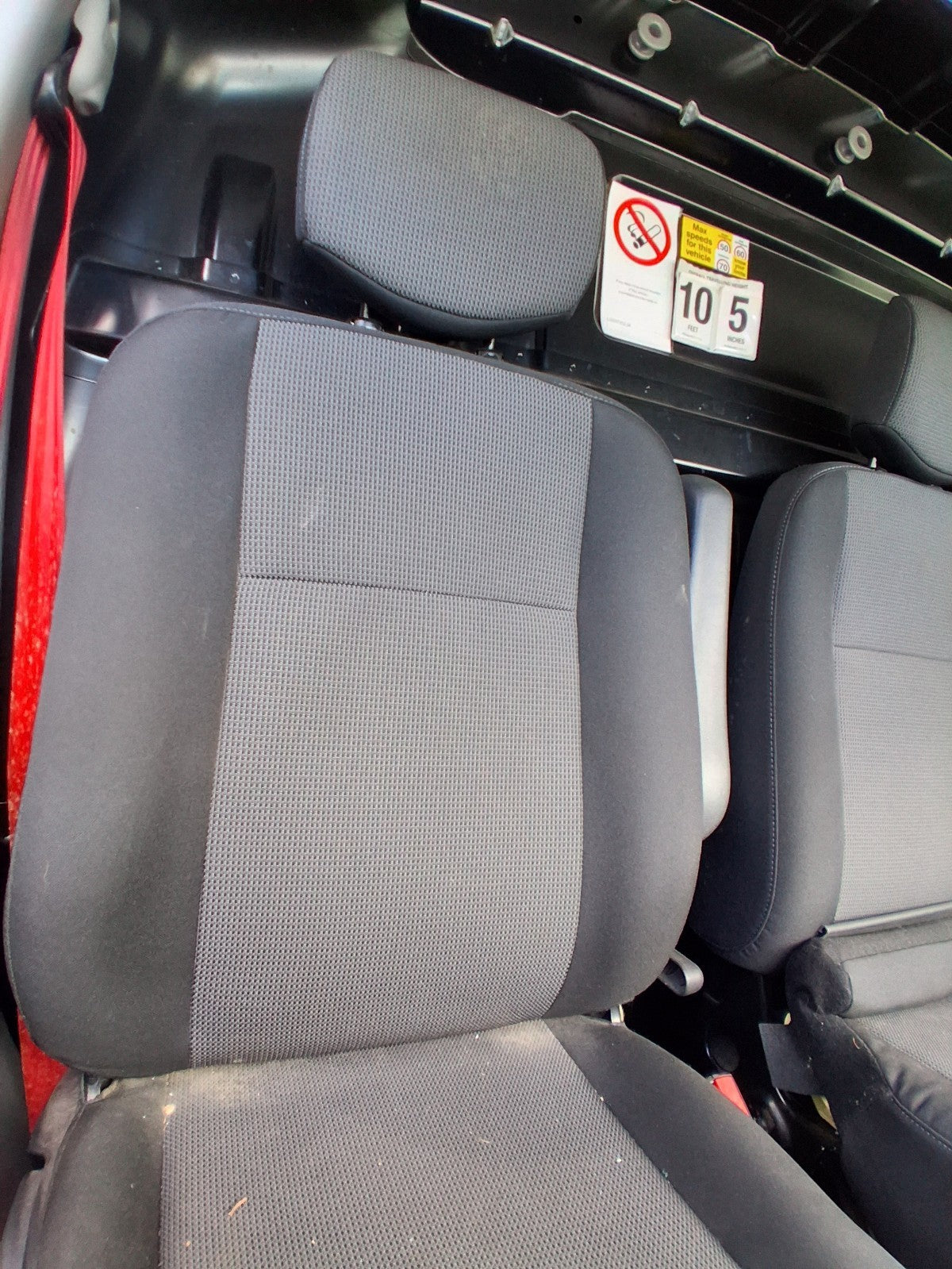 2024 RENAULT MASTER MK3 OSF DRIVER SIDE FRONT COMPLETE SINGLE SEAT FABRIC