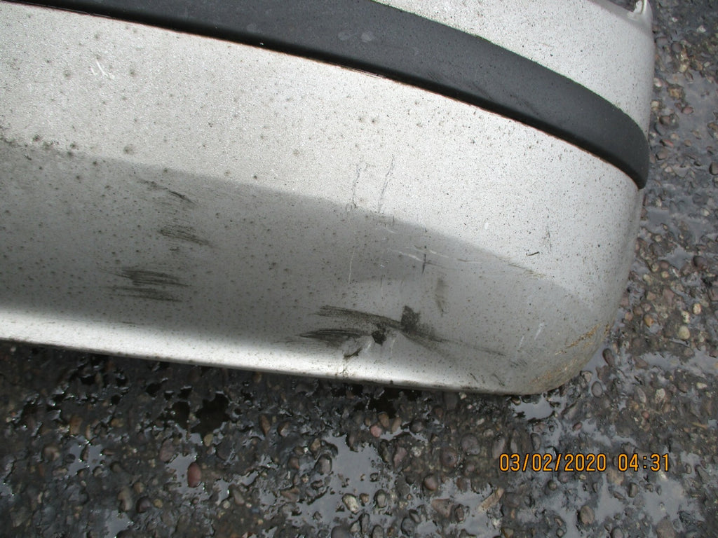 SKODA FABIA 6Y 2006 COMPLETE REAR BACK PLASTIC BUMPER SILVER GREY