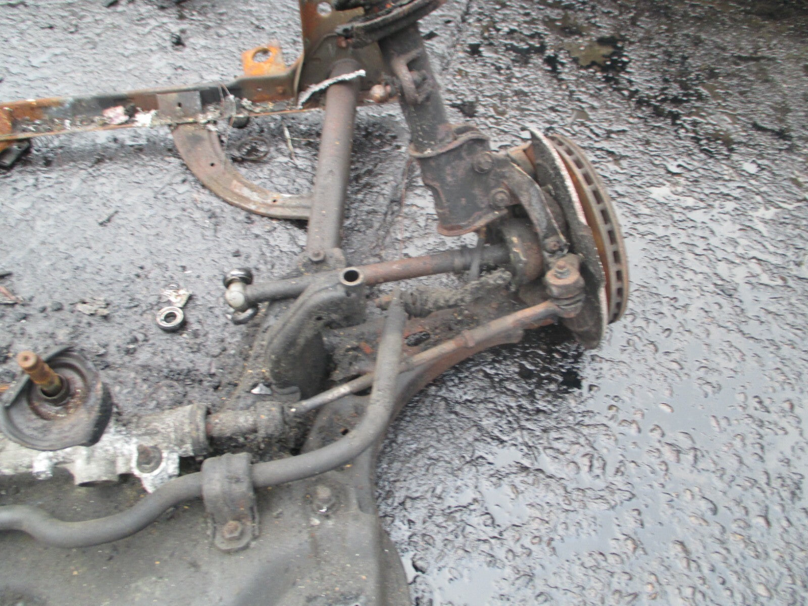 JEEP RENEGADE 2019 2WD COMPLETE FRONT AXLE SUB FRAME ANTI SWAY ROLL BAR FIRE 🔥