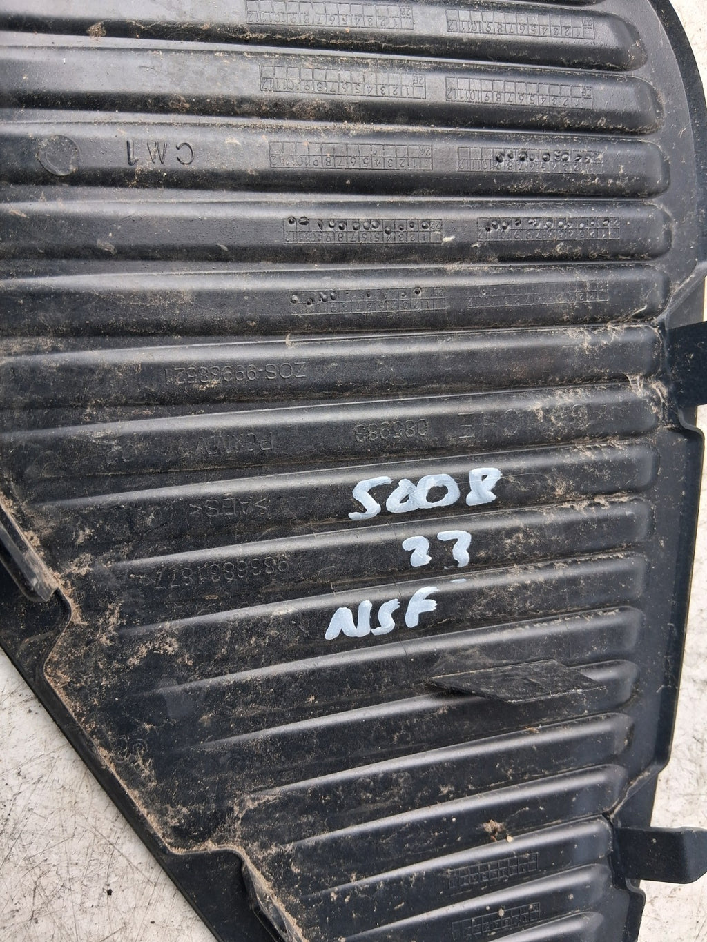 2023 PEUGEOT 5008 MK2 NSF PASSENGER SIDE FRONT LEFT GRILL TRIM 9836831877
