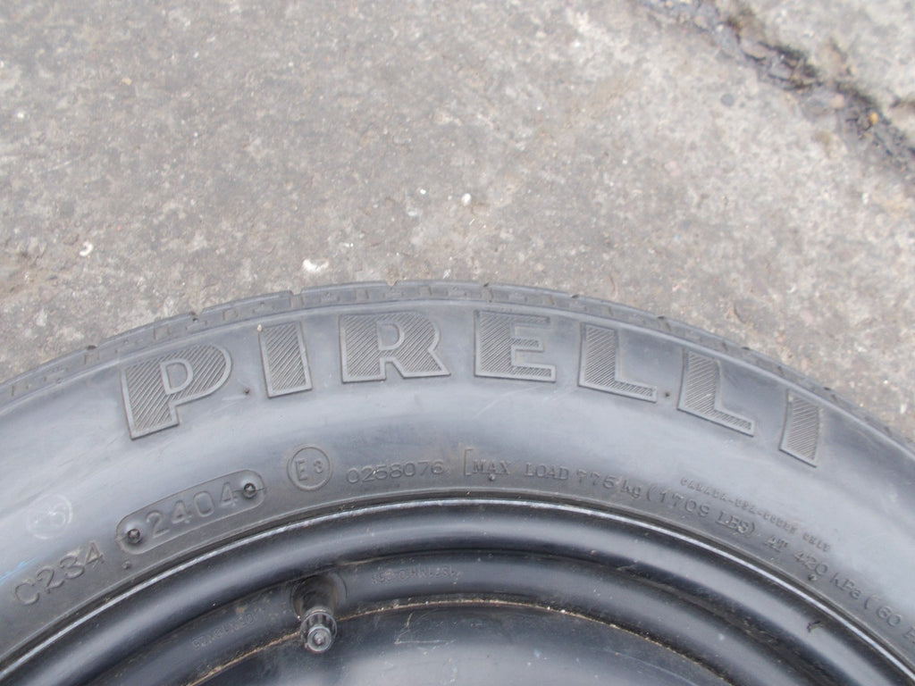 JAGUAR PIRELLI  16 INCH 5 STUD SPARE WHEEL 125/85 R16