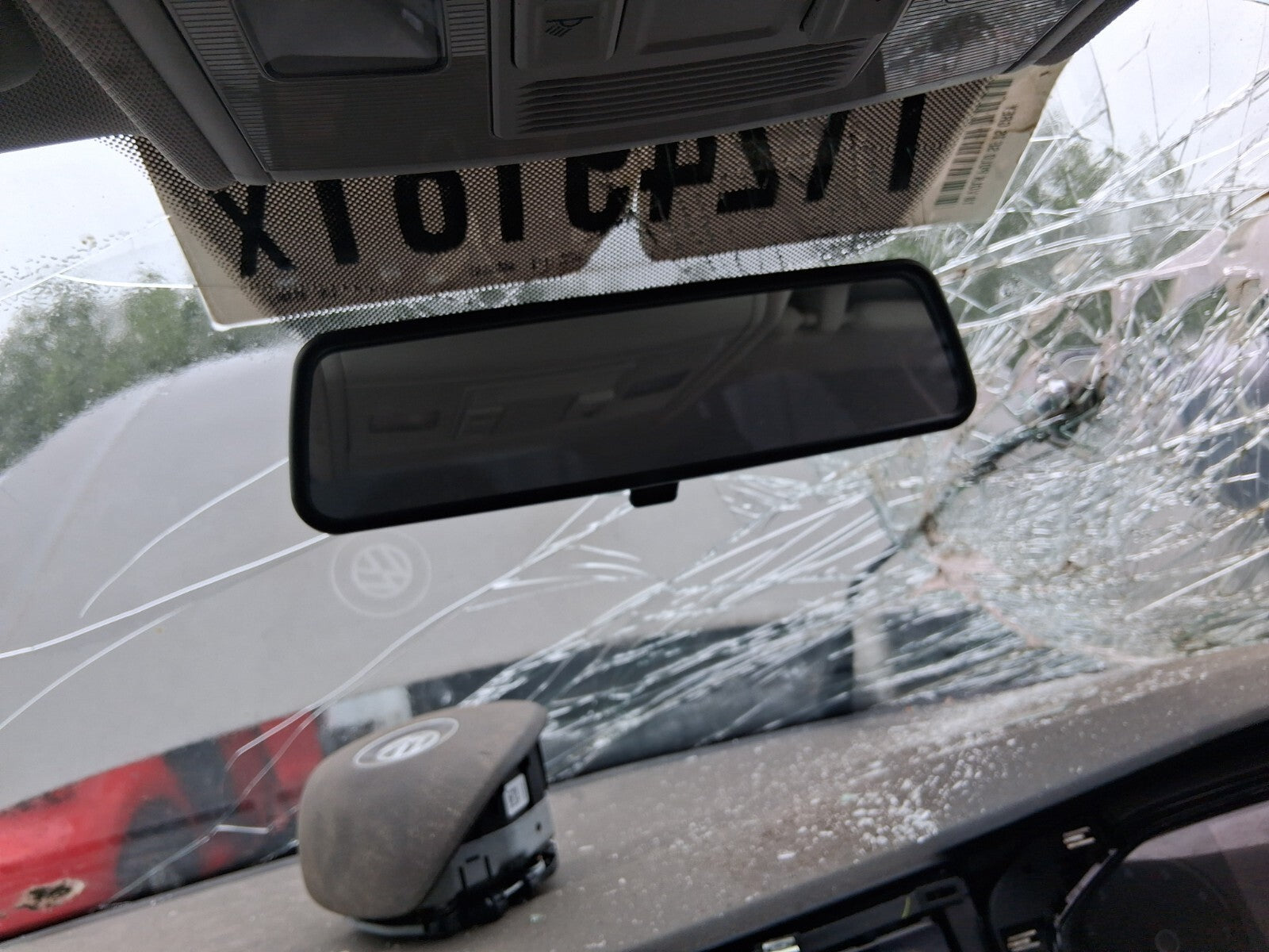 VW VOLKSWAGEN POLO 2018 MK6 INTERIOR REAR VIEW MIRROR