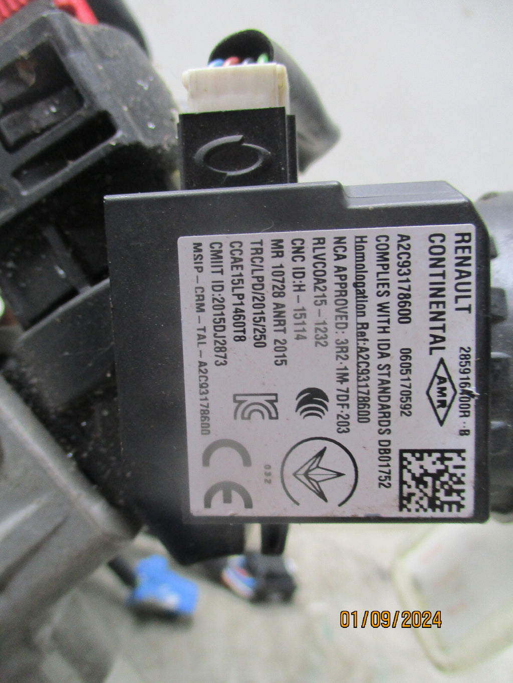 NISSAN MICRA K14 2017  IGNITION BARREL A2C93178600