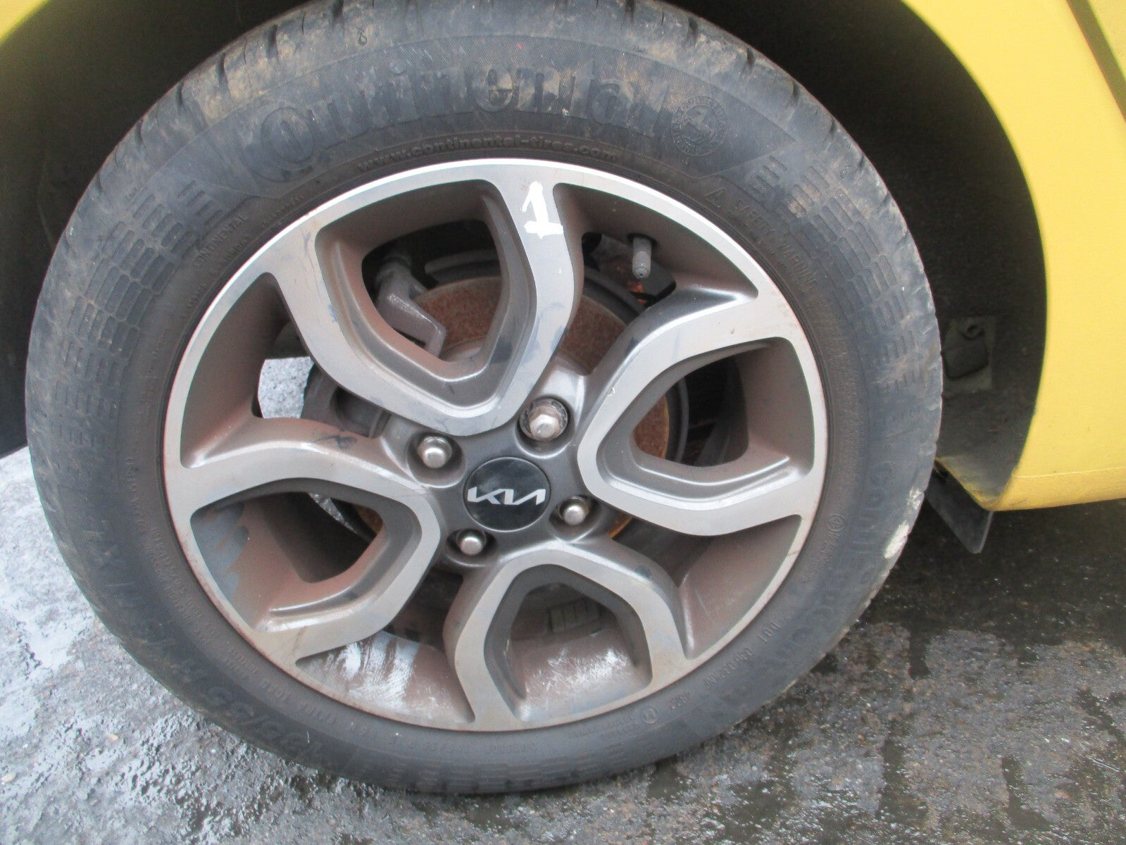 2023 KIA PICANTO MK3 15 INCH ALLOY WHEEL WITH TYRE 185/55R15 REF 1