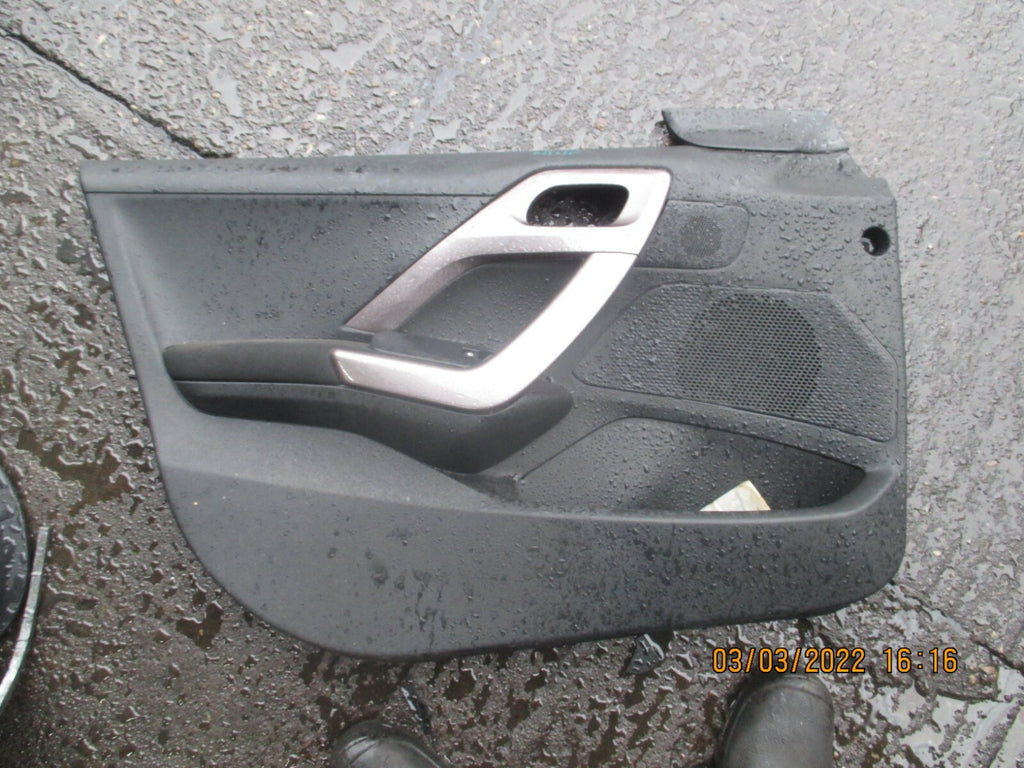 PEUGEOT 2008 2014 5DR NSF PASSENGER SIDE FRONT DOOR CARD 98029870ZD