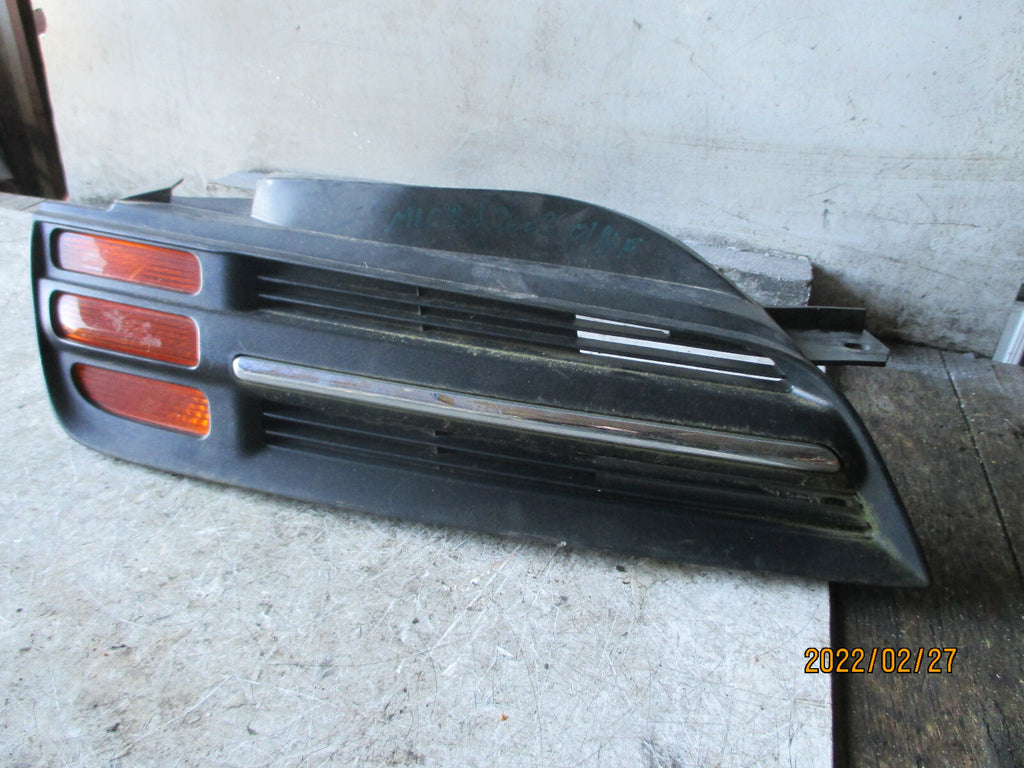 NISSAN MICRA 2003 K12 OSF DRIVER SIDE FRONT FOGLIGHT GRILL