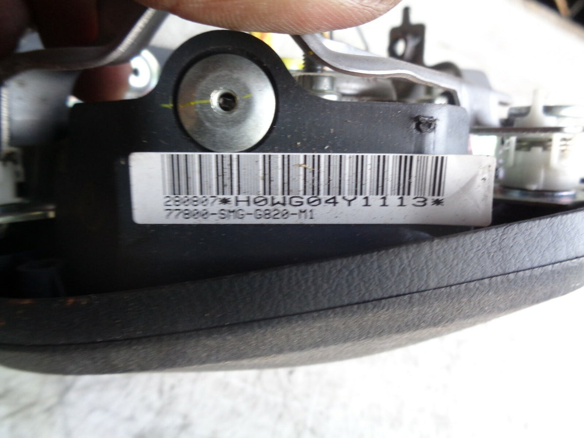 HONDA CIVIC MK8 OS DRIVER SIDE STEERING WHEEL SAFETY BAG 77800SMGG820