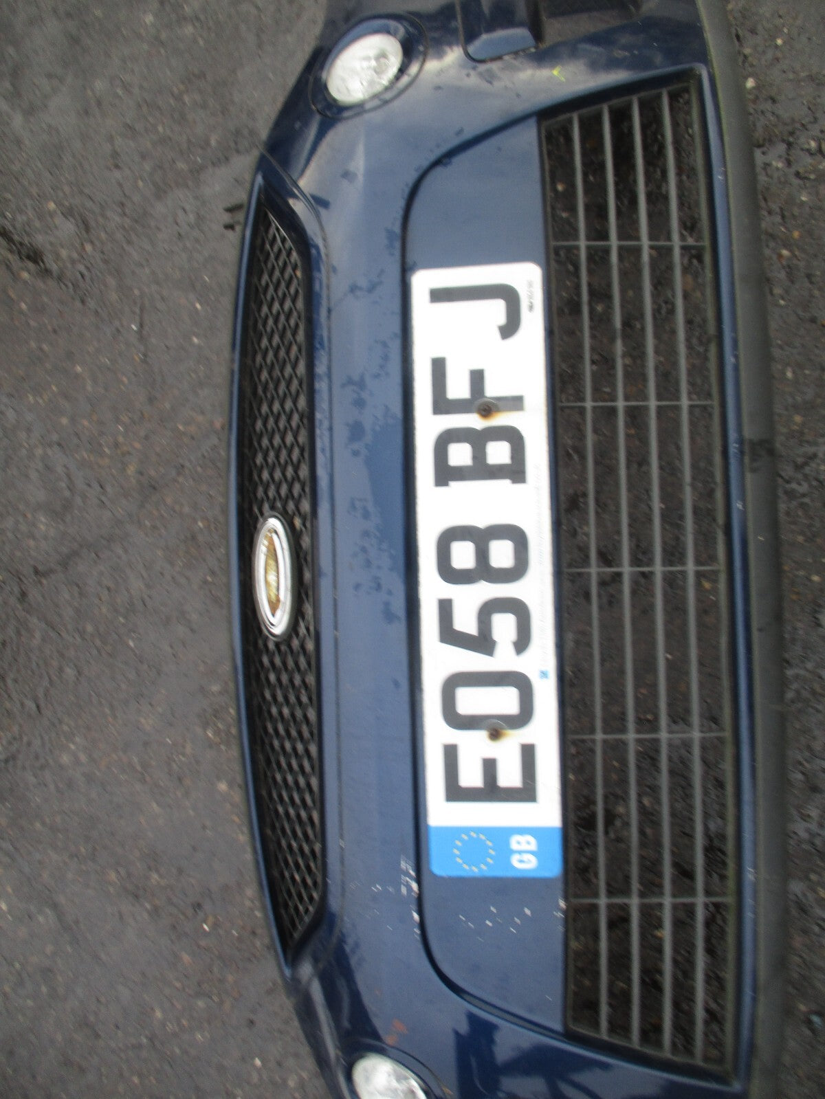 FORD S MAX MK1 2008 FRONT COMPLETE BUMPER BLUE