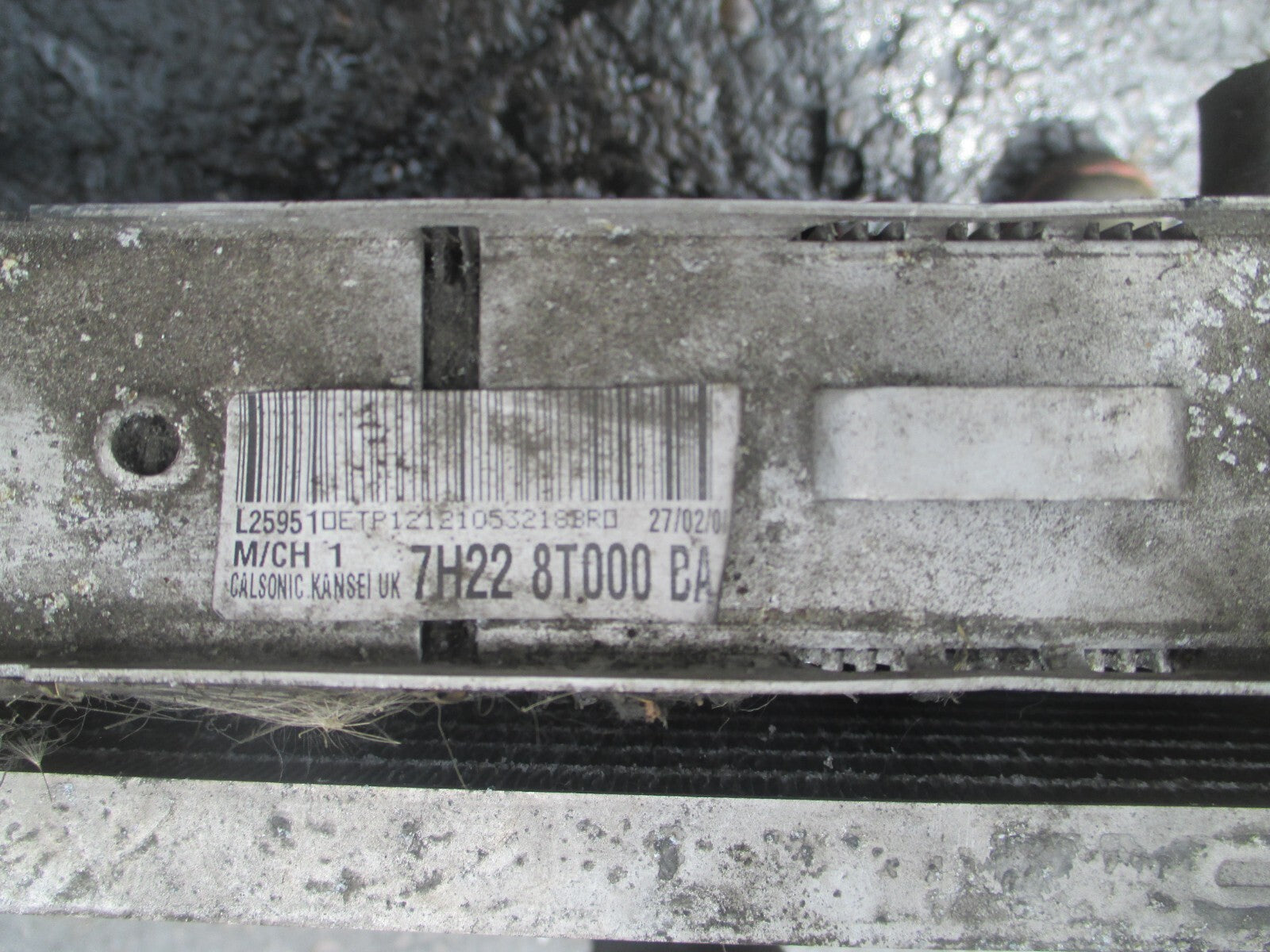 LANDROVER DISCOVERY 3 2008 L319 2.7 DIESEL RADIATOR INTERCOOLER 7H228T000BA RP07