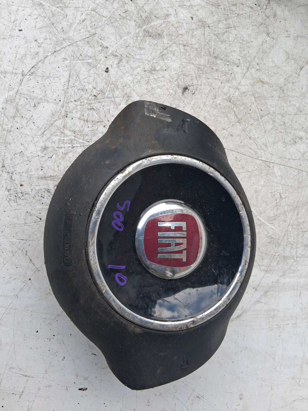 2010 FIAT 500 LOUNGE MK1 STEERING WHEEL AIRBAG 735452889