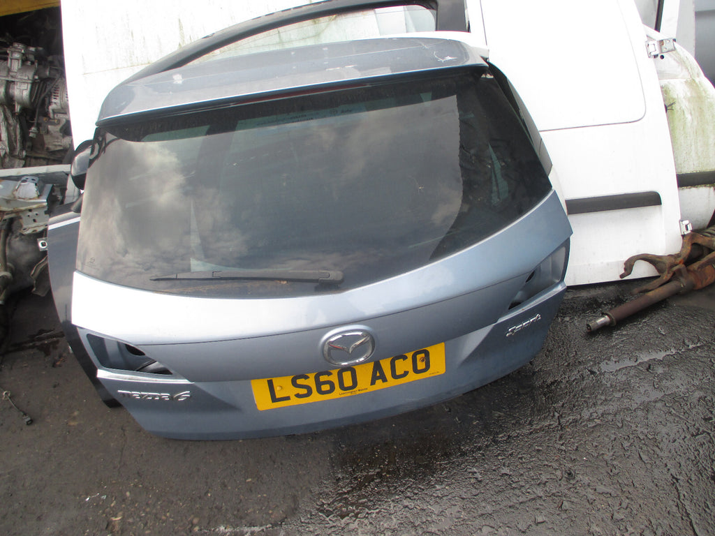 MAZDA 6 MK2 GH ESTATE 2010 REAR BARE TAILGATE BOOTLID BLUE SILVER