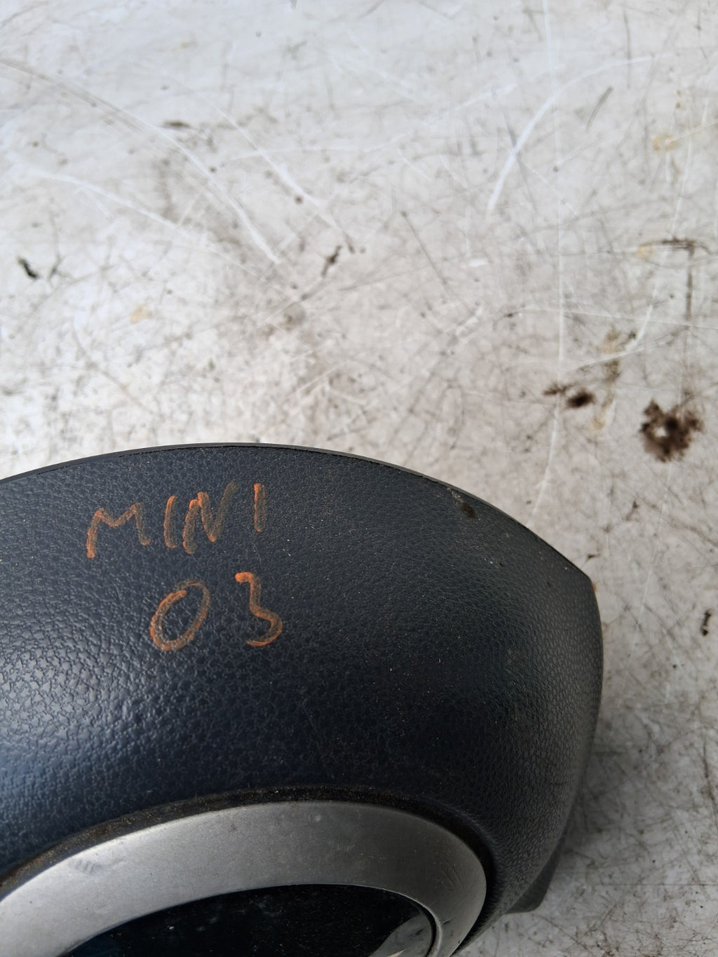 2003 MINI OS DRIVER SIDE STEERING WHEEL AIRBAG