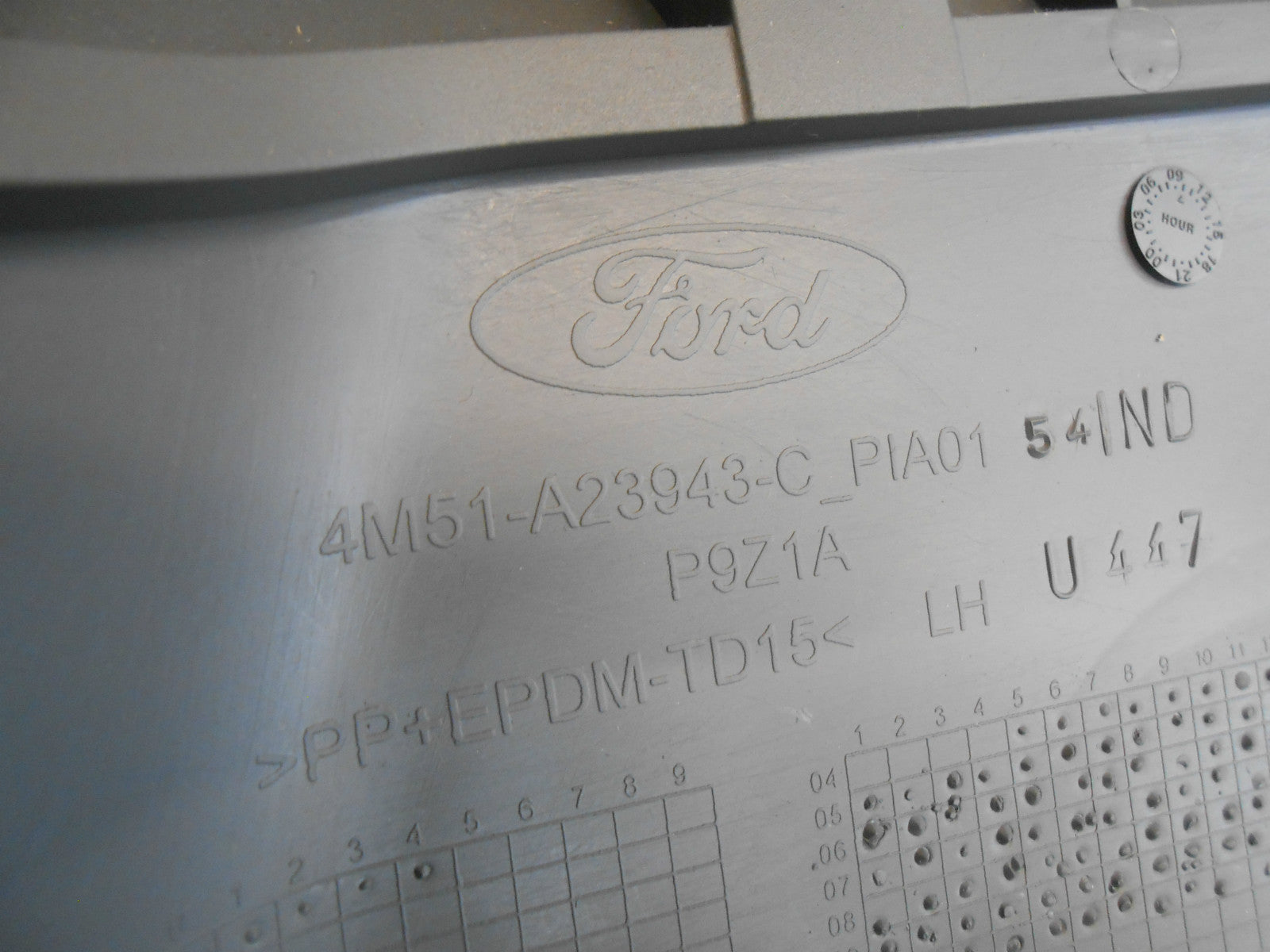 FORD FOCUS MK2 2006 5 DOOR NSF PASSENGER FRONT DOOR CARD PANEL 4M51A23943C