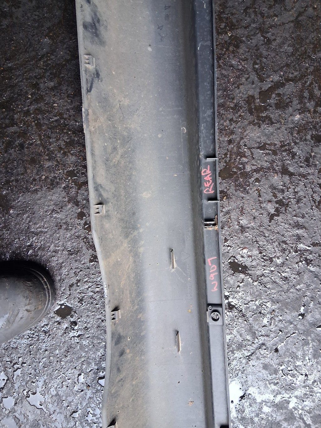 2021 FORD TRANSIT 350 MK8 REAR BUMPER COMPLETE BLACK