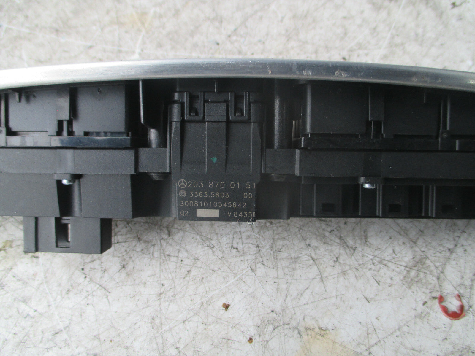 MERCEDES CLC CLASS W203 2010 HAZARD SWITCH UNIT 2038700151