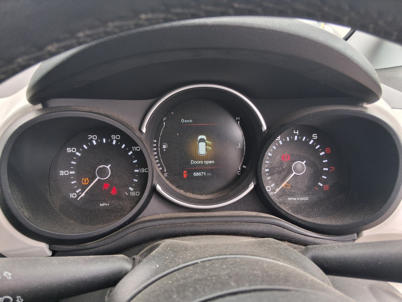 2019 FIAT 500L HATCH 1.4 PETROL MANUAL SPEEDO SPEEDOMETER INSTRUMENT CLUSTER