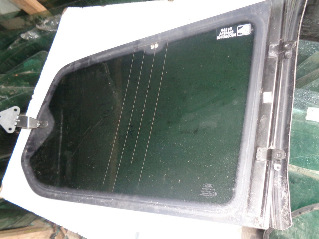 FORD GALAXY 2009 DOOR NSR PASSENGER SIDE REAR DOOR QUARTER WINDOW GLASS
