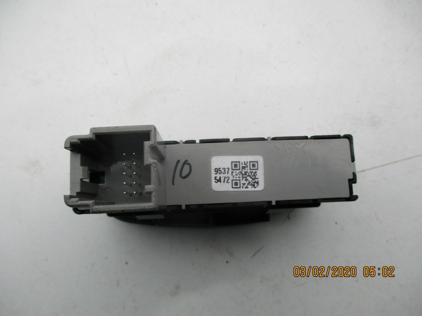 VAUXHALL VIVA 2017 ESP TRACTION CONTROL CITY DRIVE CONTROL SWITCH PANEL 95375472