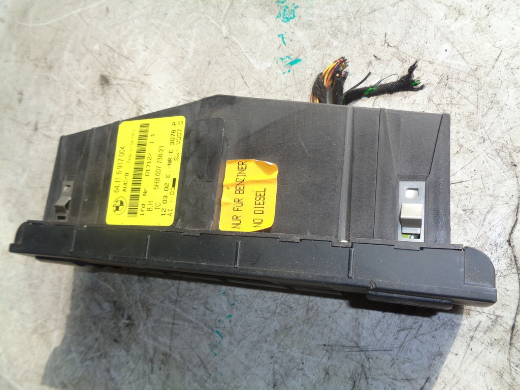 BMW 3 SERIES E46 CLIMATE CONTROL UNIT 6917004
