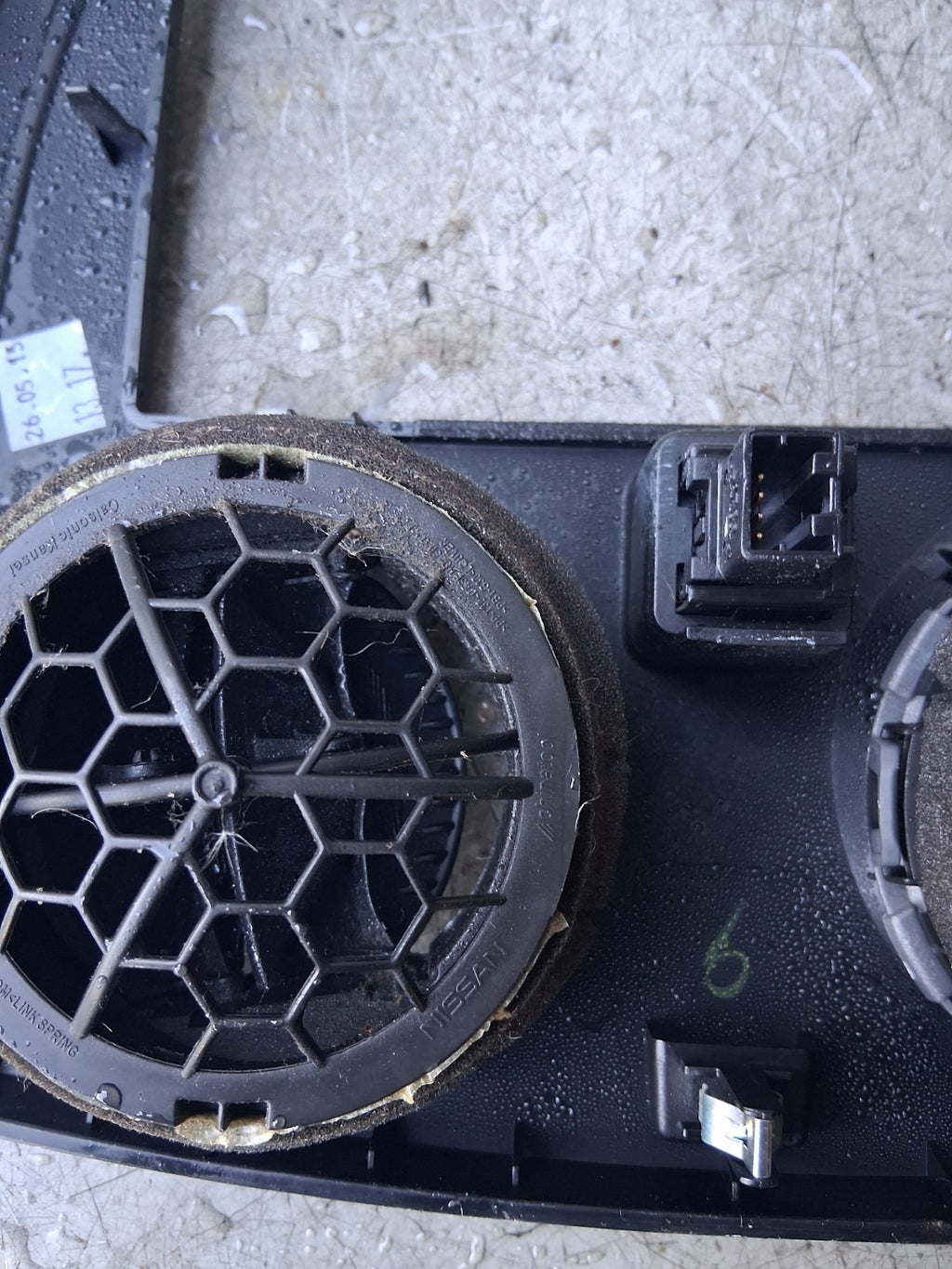 2016 NISSAN NOTE CENTRE AIR VENTS DISPLAY SCREEN SURROUND TRIM 682603VV1A