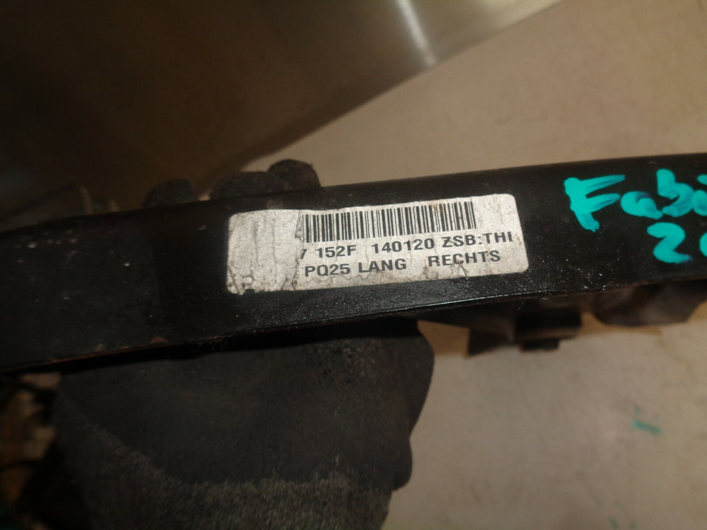 SKODA FABIA 2020 MK3 1.0 PETROL OS DRIVER SIDE FRONT WISHBONE ARM 6R0407152F