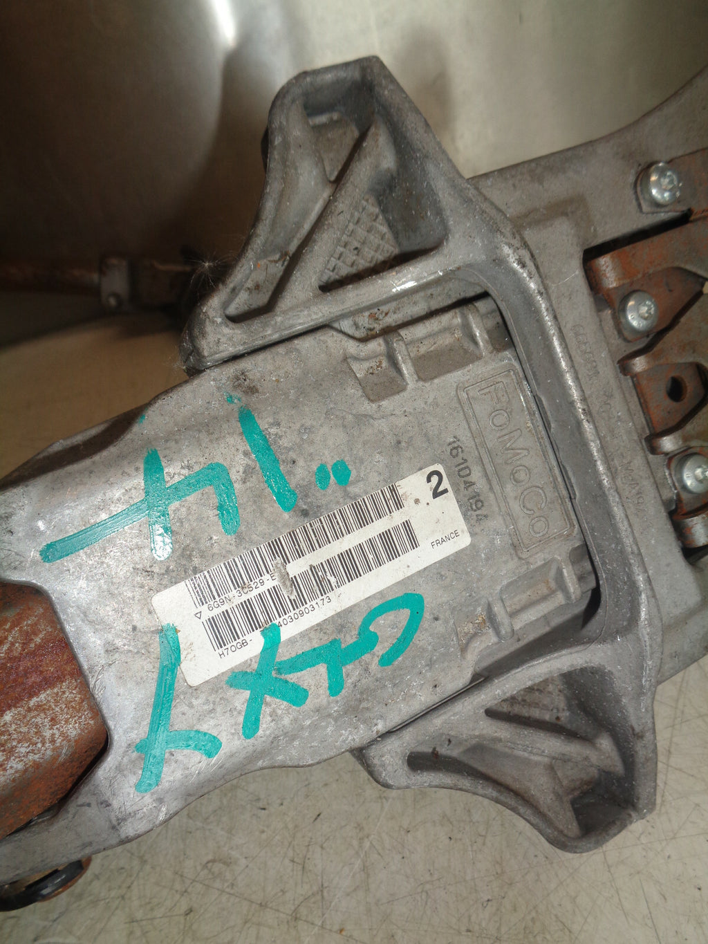 FORD GALAXY 2014 ADJUSTABLE STEERING COLUMN WITH LOWER JOINT KEY 6G9N3C529EJ