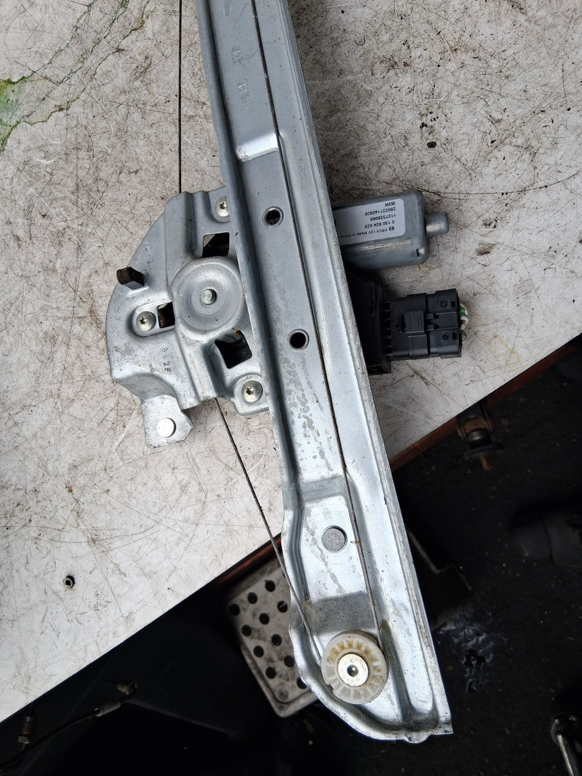 2021 CITROEN C3 MK3 NSF PASSENGER SIDE FRONT WINDOW MOTOR REGULATOR