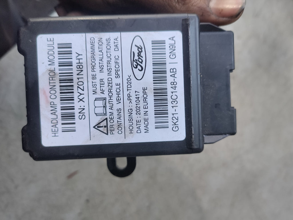 2021 FORD TRANSIT MK8 HEADLIGHT CONTROL ECU GK2113C148AB