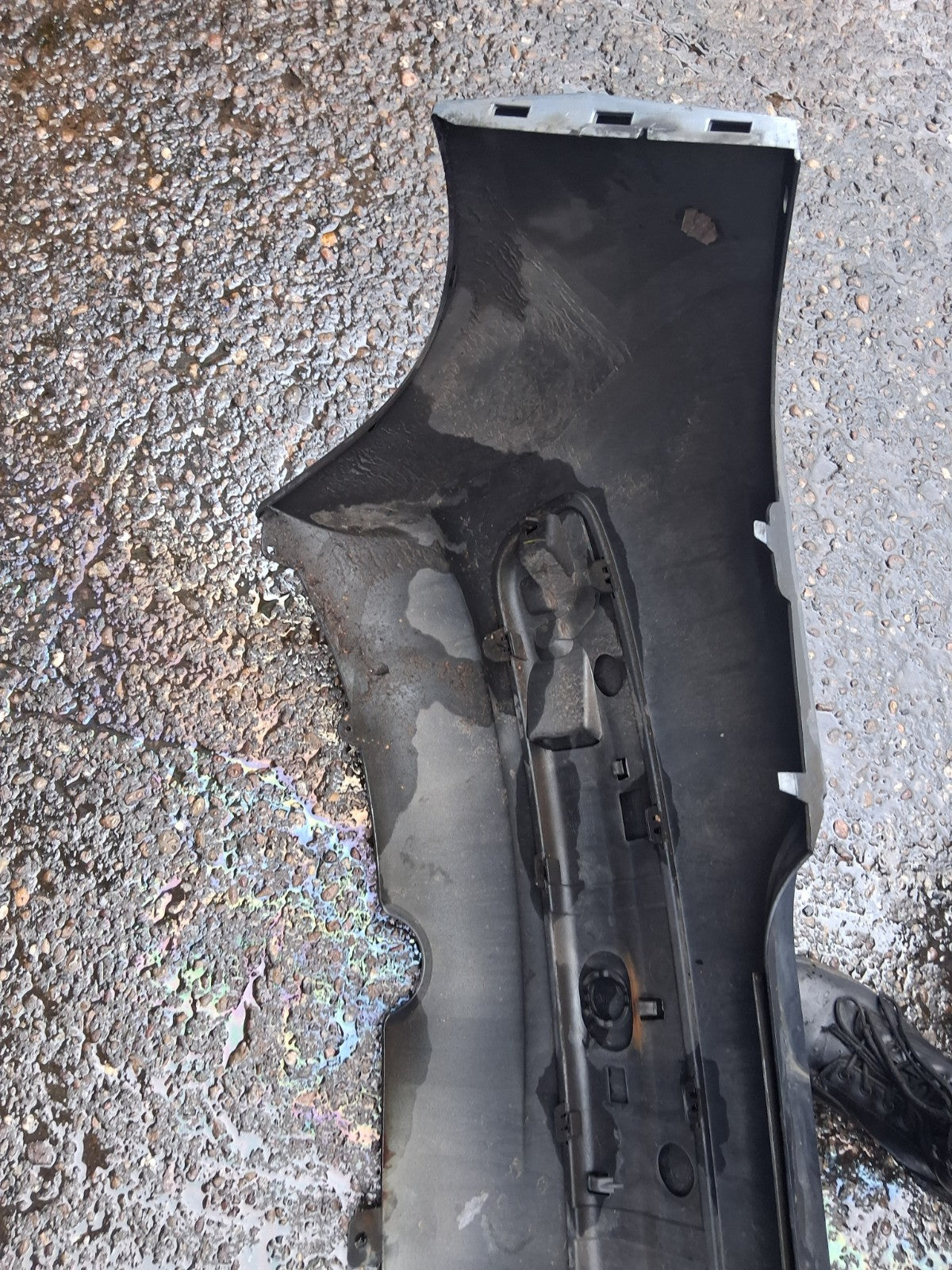 2009 PEUGEOT 207 PRE FACELIFT REAR COMPLETE BUMPER GRIS THORIUM METALLIC KTHC