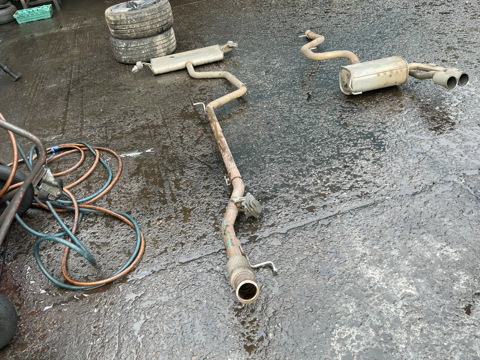 VOLKSWAGEN GOLF MK7 2018 2.0 DIESEL COMPLETE EXHAUST BACK BOX FLEXI CENTRE PIPE
