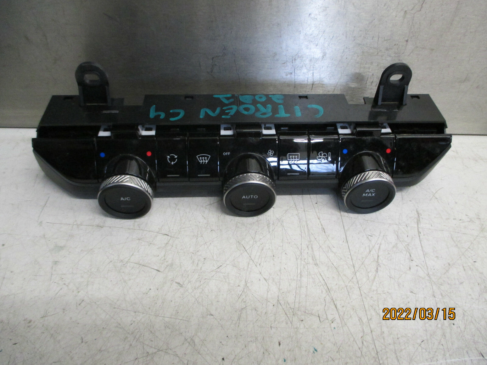 CITROEN C4 MK3 2021 HEATER AC CLIMATE CONTROL SWITCH PANEL 9844375880