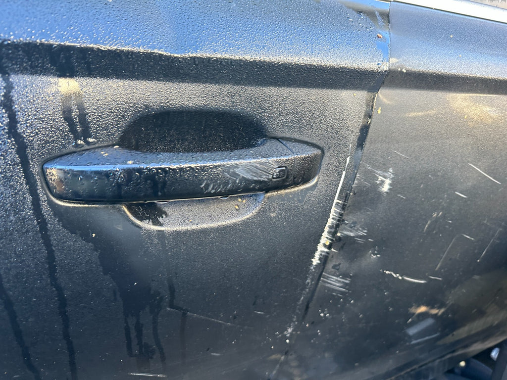 2017 AUDI A6 C7 OSF DRIVER SIDE FRONT DOOR BARE BLACK LY9B DENTS