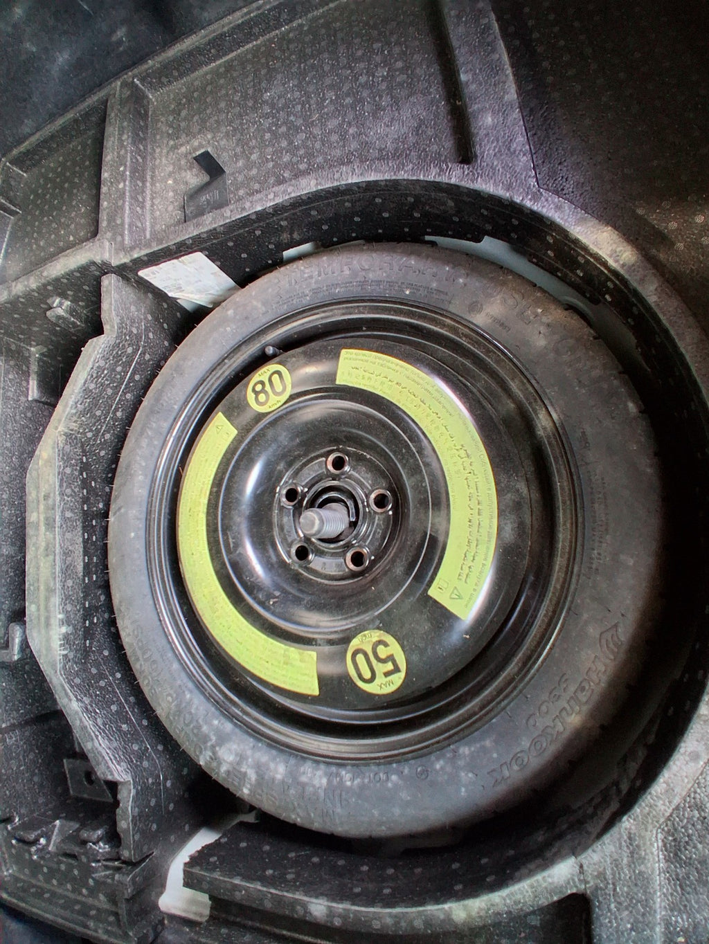 SEAT TOLEDO MK4 2018 16 INCH SPACESAVER WHEEL WITH TYRE T125/70R16