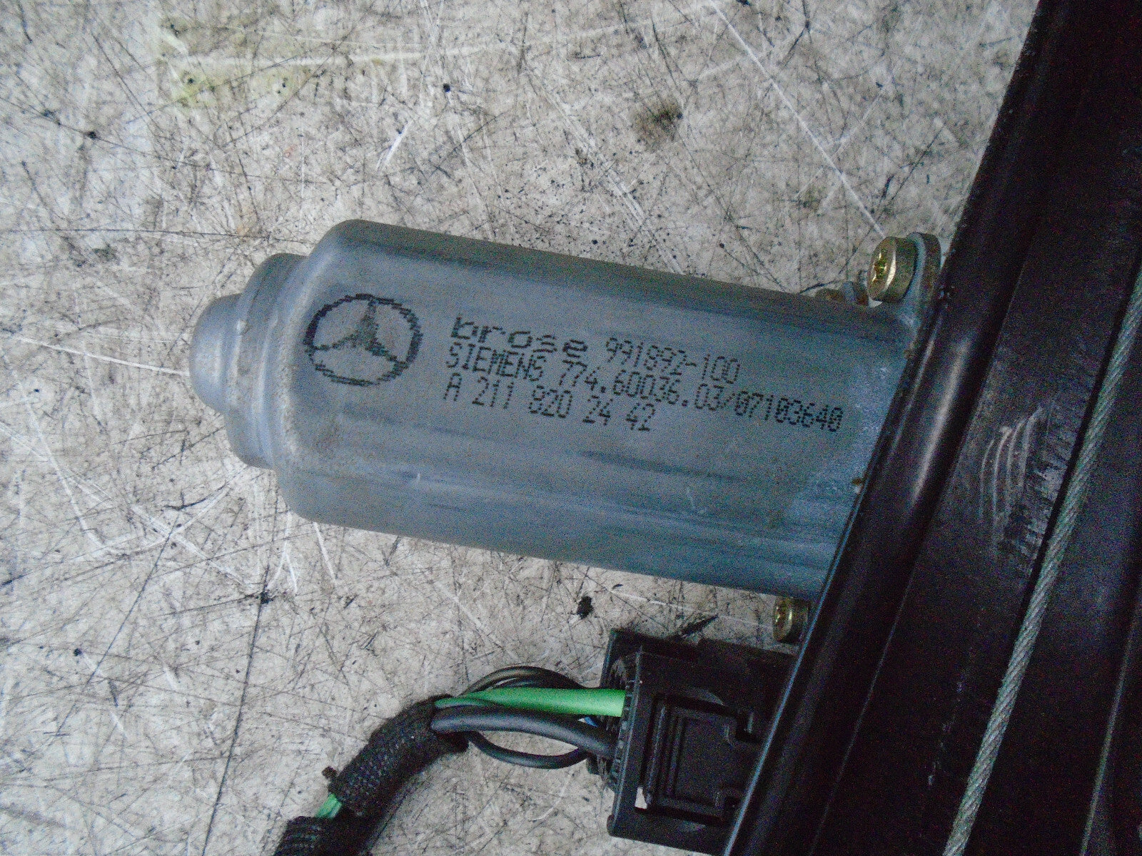 MERCEDES BENZ E CLASS W211 2004 OSR DRIVER SIDE REAR WINDOW REGULATOR MOTOR