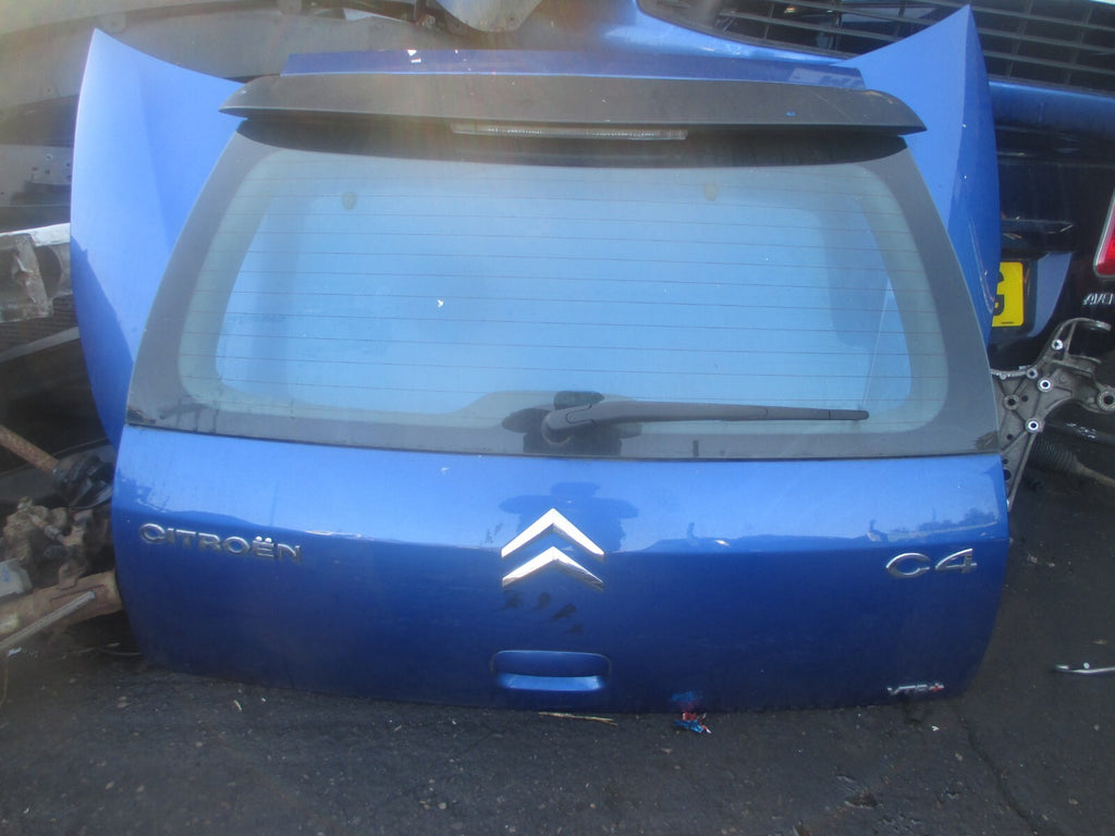 CITROEN C4 MK1 2009 REAR COMPLETE TAILGATE BOOTLID BLUE