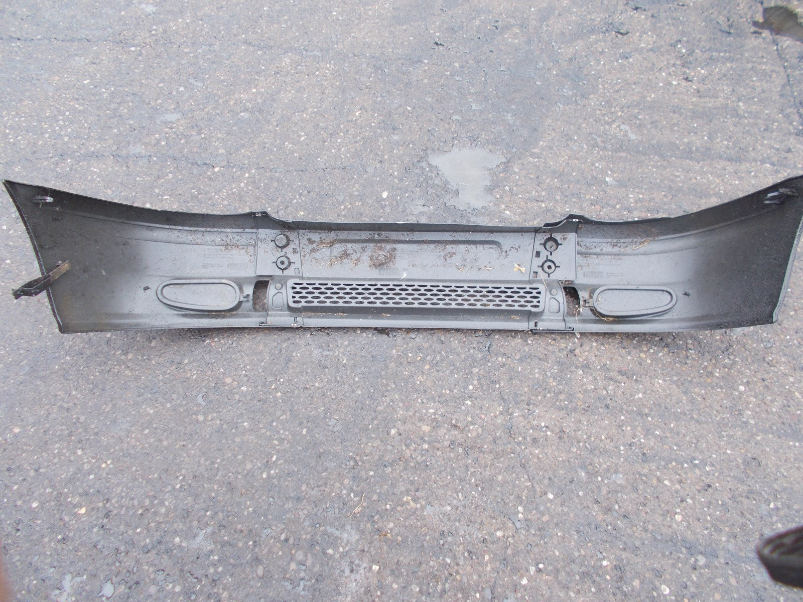 RENAULT KANGOO 2002 PANEL VAN REAR BUMPER BLACK